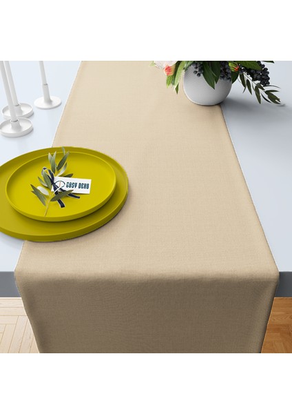 Runner Linen Krem (18557) - 30 x 120 cm