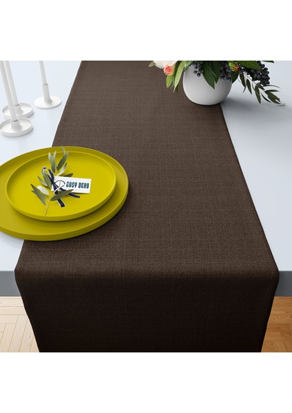 Runner Linen Kahverengi (18512) - 40 x 120 cm