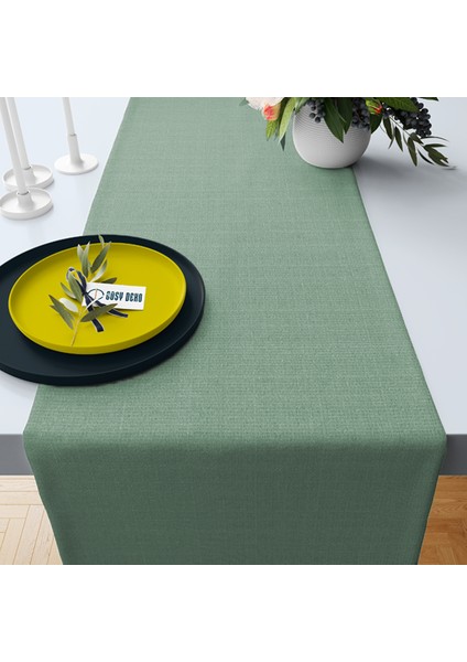 Runner Linen Buz Yeşili (18561) - 40 x 120 cm