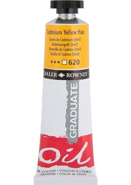 Daler Rowney Graduate Yağlı Boya 38ML 620 Cadmium Yellow Hue