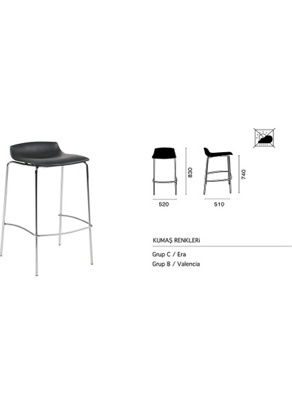 X-Treme Bssd Bar Sandalyesi 2 Adet fırsatları
