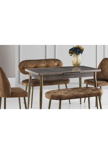 Kahve Kapitoneli Yemek Masası Takımı fiyatları