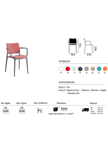 Joy-K Soft Sandalye 2 Adet fırsatları