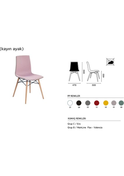 X-Treme S Wox Pro Soft I Beech Sandalye 2 Adet indirimleri