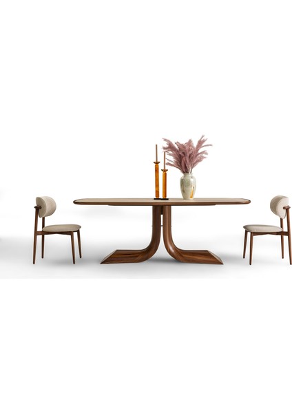 Messina Yemek Masası Takımı - Ceviz fiyatları