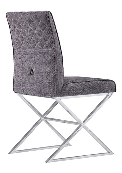 Nepal Luxury Sandalye 6 Adet - Gri modelleri