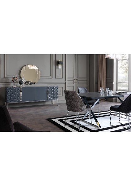 Vadi Antrasit Yemek Odası fiyatları