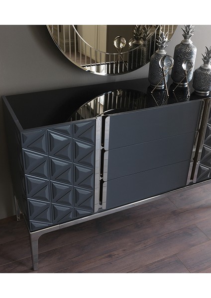 Vadi Antrasit Yemek Odası modelleri