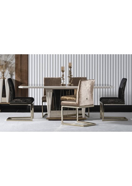 Amore Luxury Yemek Masası Takımı