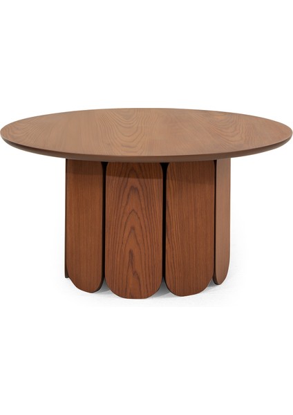 Mandala Ceviz Sehpa Seti - Geometrik fırsatları