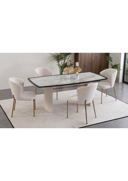 Malibu Modern Yemek Masası Takımı fiyatları