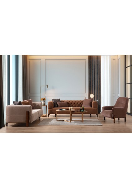 Nesta Koltuk Takımı - Kahve