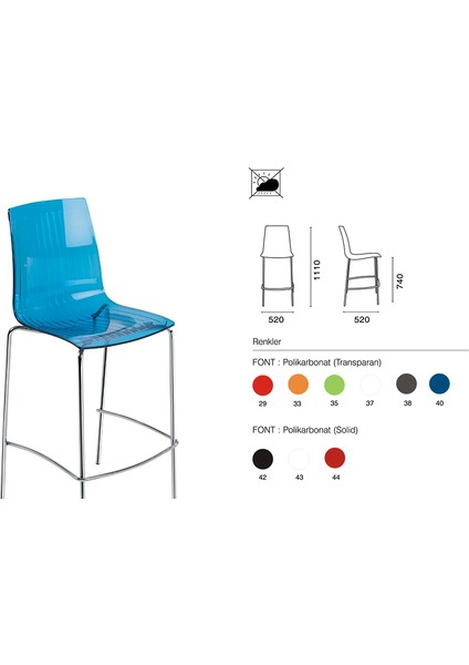 X-Treme Bsl Bar Sandalyesi 2 Adet modelleri