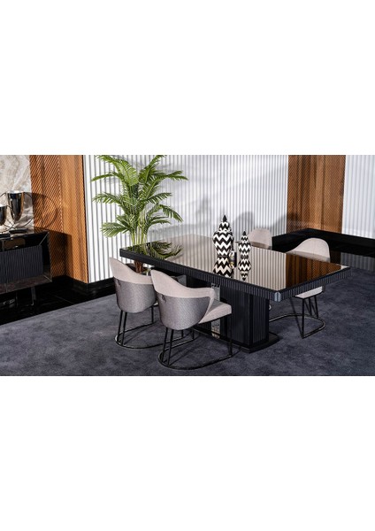 Estevan Luxury Yemek Masası Takımı modelleri