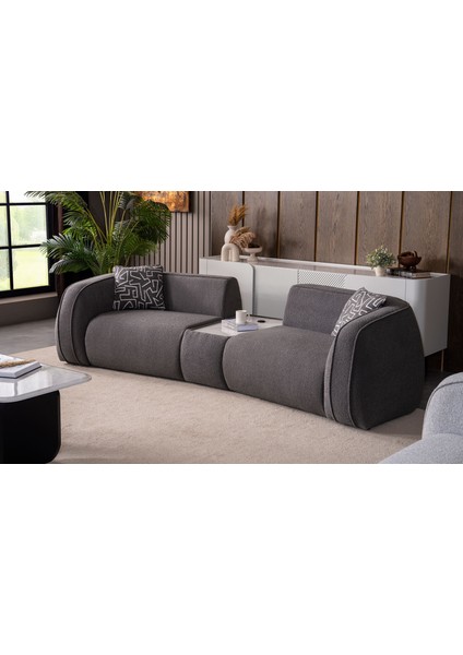 Lantes Koltuk Takımı - Antrasit fiyatları