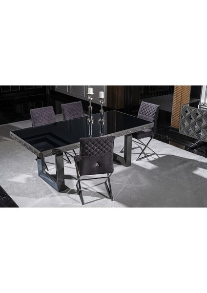 Nepal Luxury Yemek Masası Takımı V2 modelleri