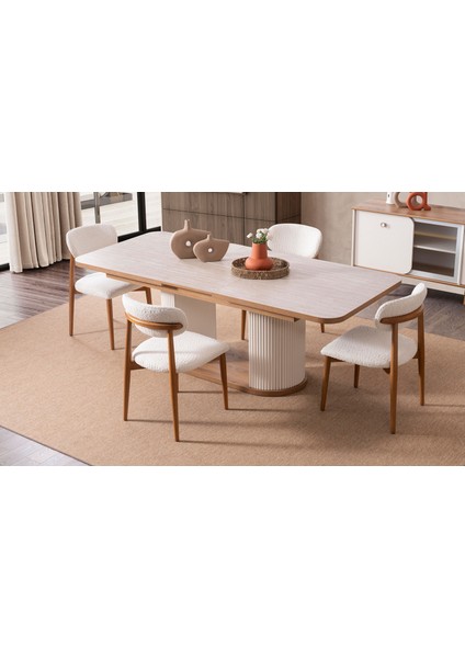 Flora Yemek Masası Takımı