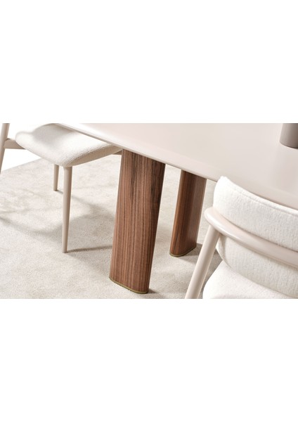 Lizay Yemek Masası Takımı - Bej modelleri