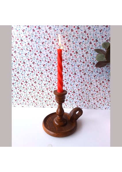 Ahşap Dekoratif Mumluk-Şamdan Salon Balkon Kafe Dekorasyonu fiyatları