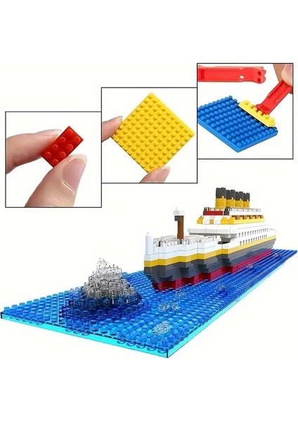 Titanic 3D LEGO Buldıng Blocks 418 Parça 12+ Yaş Puzzle Tekne Gemi Hediye