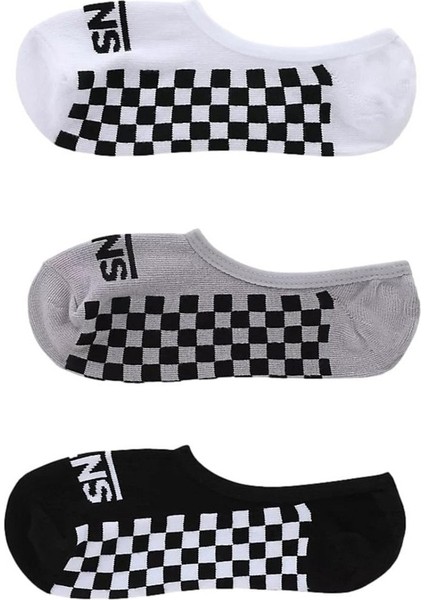 Basic Check 2 Canoodle 3'lü Paket Kadın Çorap - VN0005GQ