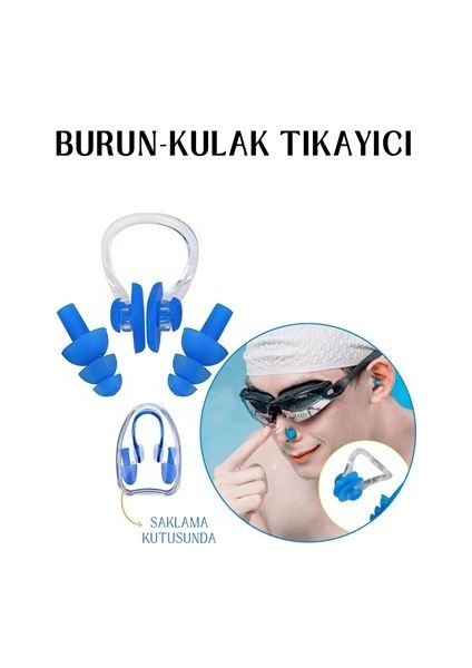 4 Adet Kulak ve Burun Tıkayıcı Havuz Seti 715682 Toptan Paket