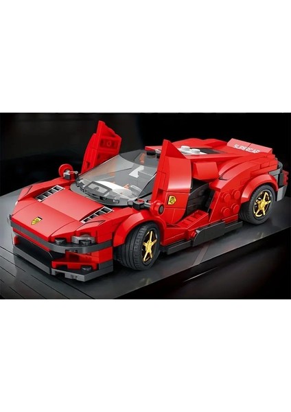 Technic Spor Araba Ferrari 3D LEGO Buıldıng Blocks 306 Parça 14+ Yaş Puzzle Araba Hediye fiyatları