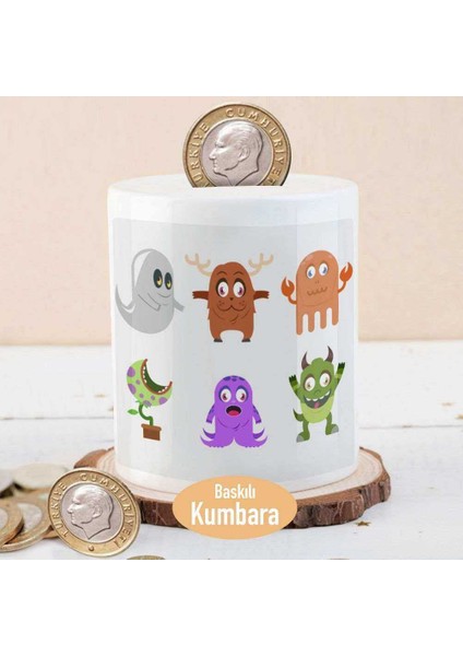 Hayalet ve Minik Hayvanlar Baskılı Para Birikim KUMBARASI-2147