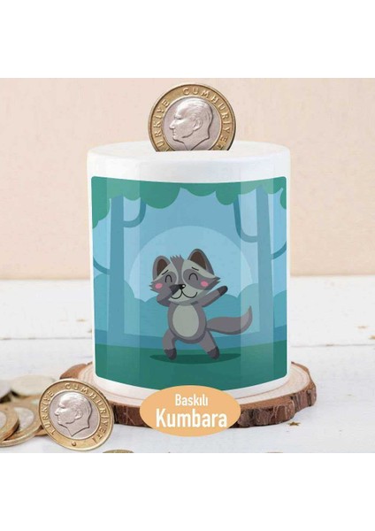 Dabbing Dansçı Rakun Para Birikim KUMBARASI-2147850533