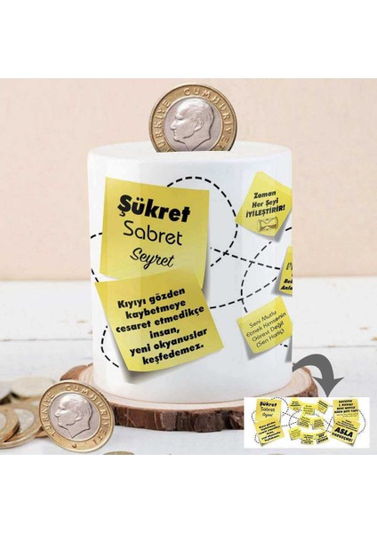 Kişisel Gelişim Motivasyon Para Birikim Kumbarası-Kişisel KG44