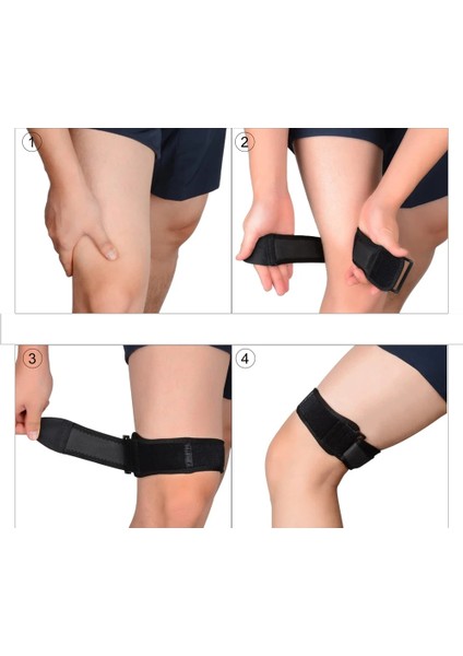 2 Adet Bu Bant Kayışı, Ayarlanabilir Iliotibial Bant, Uyluk Kalça ve Itb Sendromu Desteği, Patellar Tendonitis Için Sıkıştırma Sabitleyici modelleri