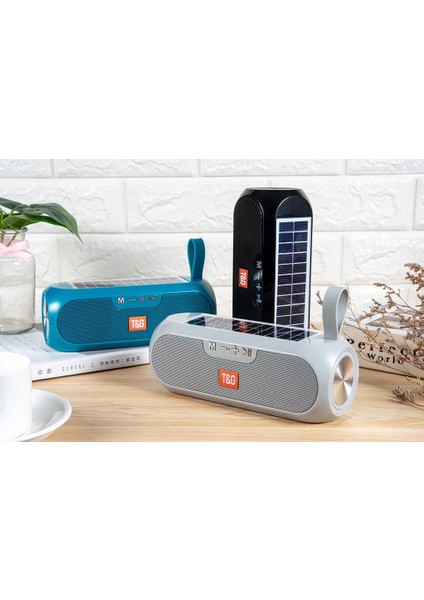 TG182 Güneş Enerjili Fm Radyo Özellikli Aux USB Kart Okuyucu Portlu Bluetooth Hoparlör Speaker modelleri