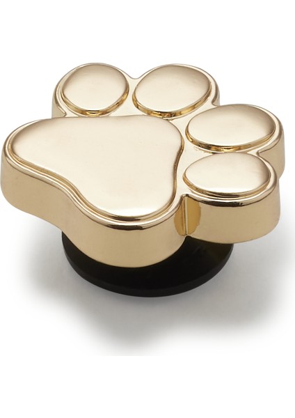 Gold Dog Paw Unisex Renkli Jibbitz 10012310-1