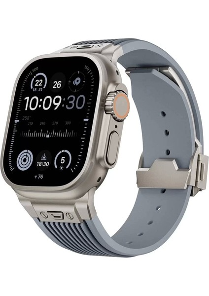 Apple Watch Uyumlu 10 Serisi 46MM KRD-113 Spor Silikon Kordon | Apple Watch Uyumlu Için Modern Uyum fırsatları