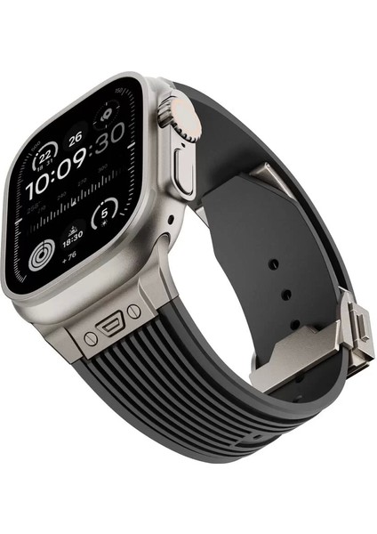 Apple Watch Uyumlu 10 Serisi 46MM KRD-113 Spor Silikon Kordon | Apple Watch Uyumlu Için Modern Uyum fırsatları