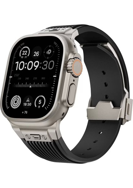 Apple Watch Uyumlu 10 Serisi 46MM KRD-113 Spor Silikon Kordon | Apple Watch Uyumlu Için Modern Uyum indirimleri