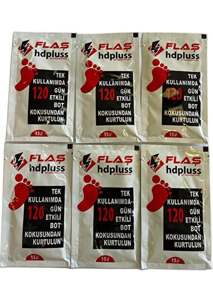 Myhelp 6'lı Tek Kullanımda 120 Gün Etkili Ayak Koku Giderici Toz