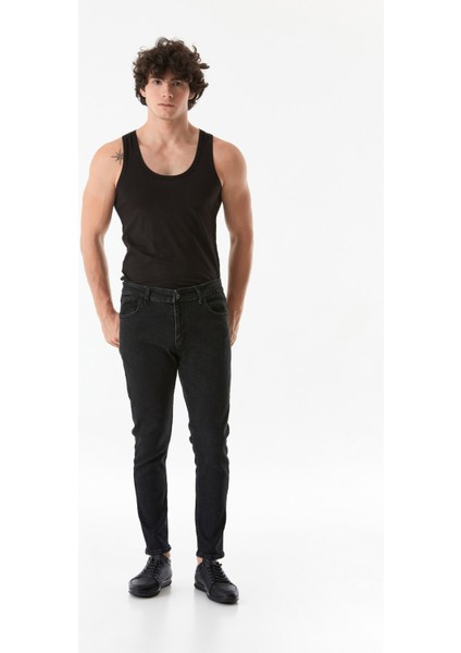 Fermuarlı Straight Jean Pantolon indirimleri