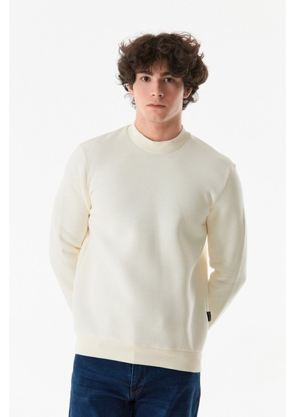 Basic Bisiklet Yaka Sweatshirt modelleri