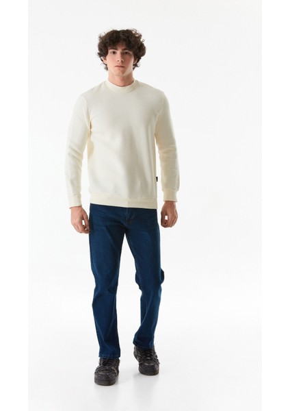 Basic Bisiklet Yaka Sweatshirt fırsatları