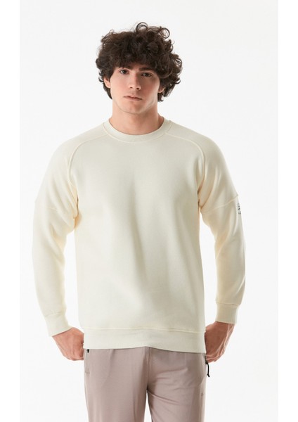 Basic Bisiklet Yaka Sweatshirt