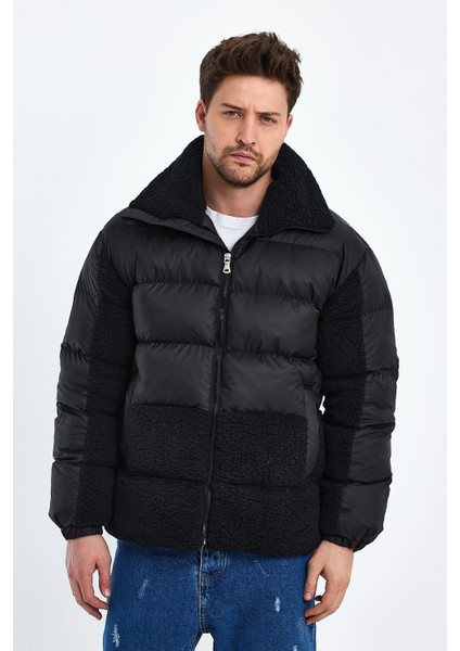 Dik Yaka Şişme Mont AF-K50638PRM