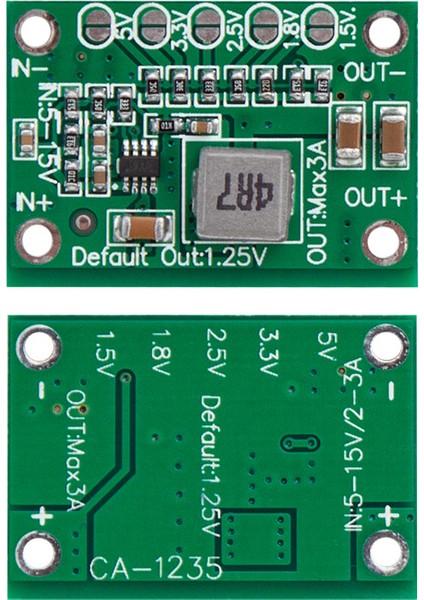 Go İthalat Power Supply Modul CA-1235 1.25V 1.5 1.8 2.5 3.3 5V  Out 3A 5V-15V In (4199)