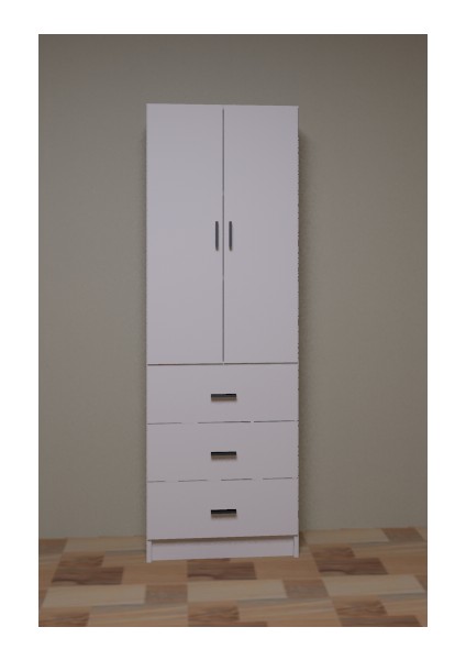 GB-3850 3 Çekmeceli 2 Kapaklı Çok Amaçlı Dolap