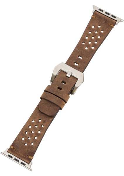 Vigo Sport Toka Apple Watch Deri Kordon 42/44MM G2 Kahve fırsatları