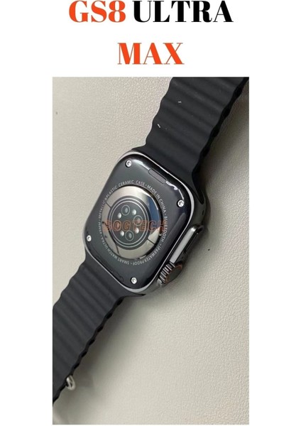 Note 10 Pro Uyumlu Gs 8 Ultra Max Watch 8 49 mm Kordon Kilitli Vidalı 2.08 Ekranlı Akıllı Saat