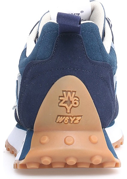 Beyaz - Mavi - Lacivert Erkek Sneaker Loop-Unı.