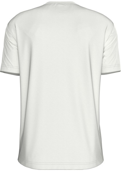 Calvin Klein Bisiklet Yaka Beyaz Erkek T-Shirt K10K114091YAF