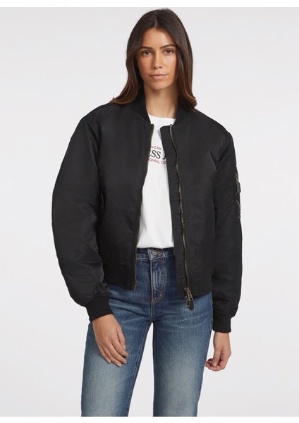 Normal Siyah Kadın Ceket Gj Bomber Jkt - Recy Nylon Satın 16 fiyatları