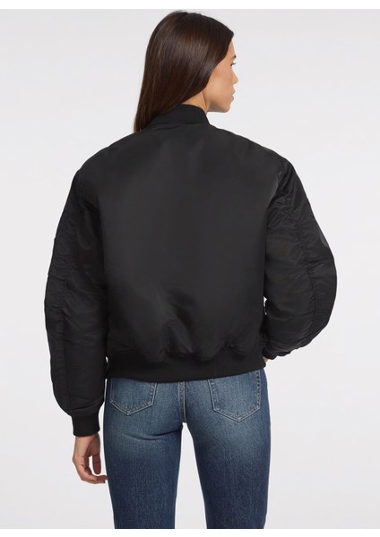 Normal Siyah Kadın Ceket Gj Bomber Jkt - Recy Nylon Satın 16 fırsatları